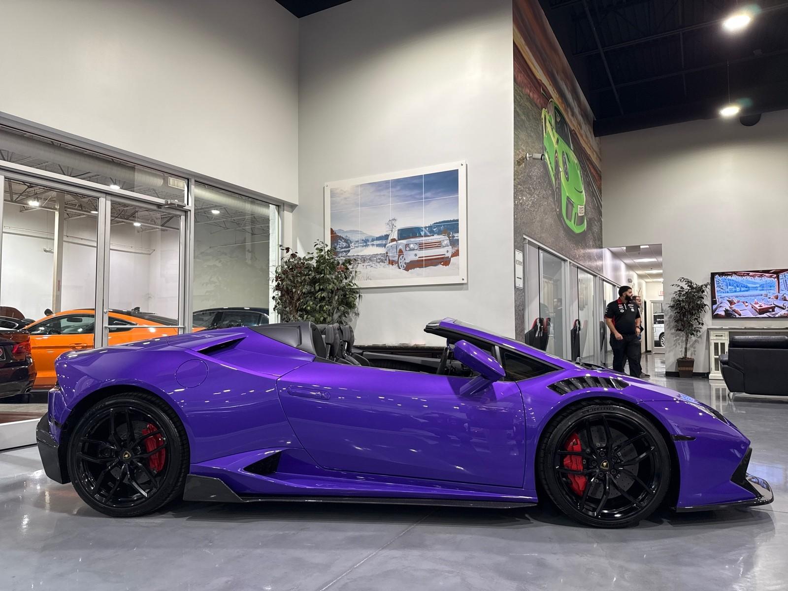 Used 2017 Lamborghini Huracan Spyder Carbon Buckets Viola Pasifae