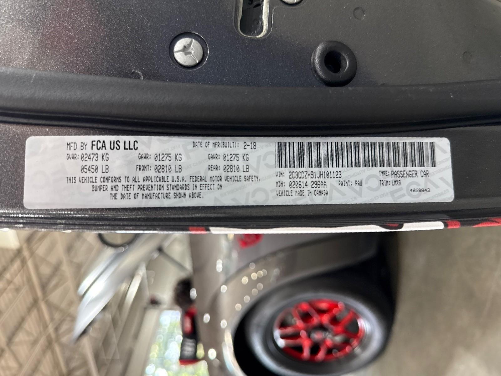 2018 Dodge Challenger SRT8 Demon photo 59